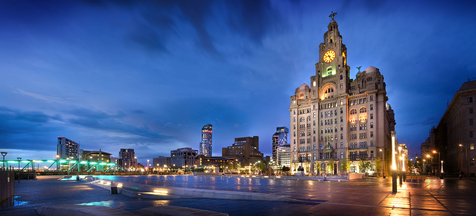 Liverpool City at Dusk