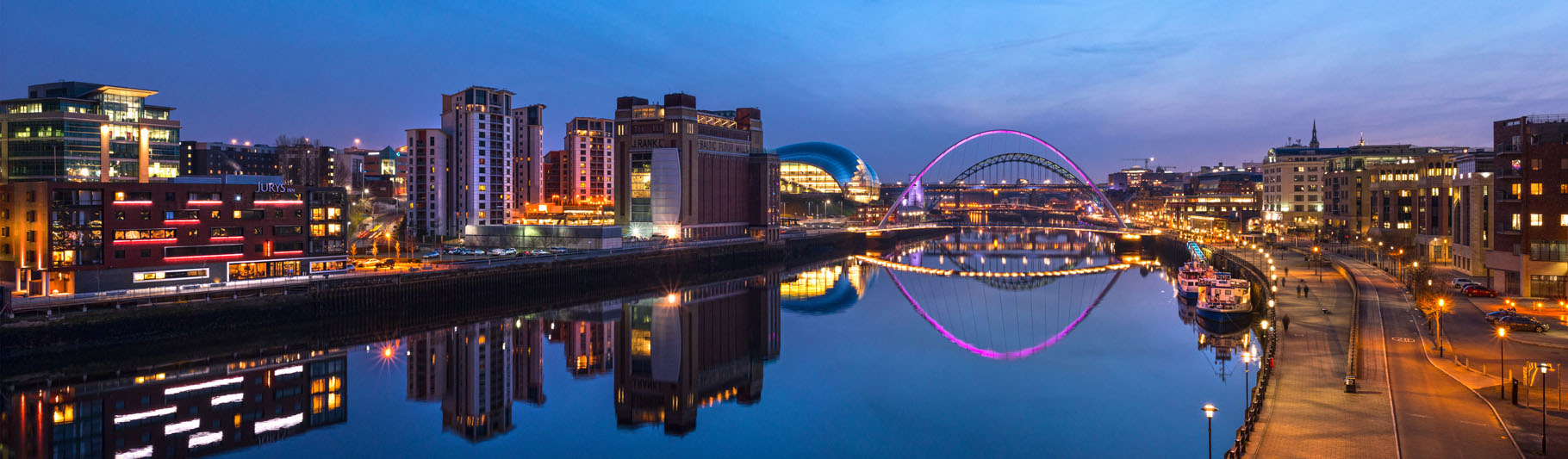 Newcastle and Gateshead Bridges and Quayside